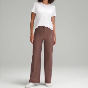 Lululemon City Sleek 5 pocket high rise wide leg pants